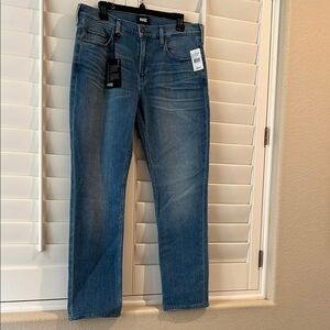 PAIGE Blue Slim Straight Jeans Classic Style